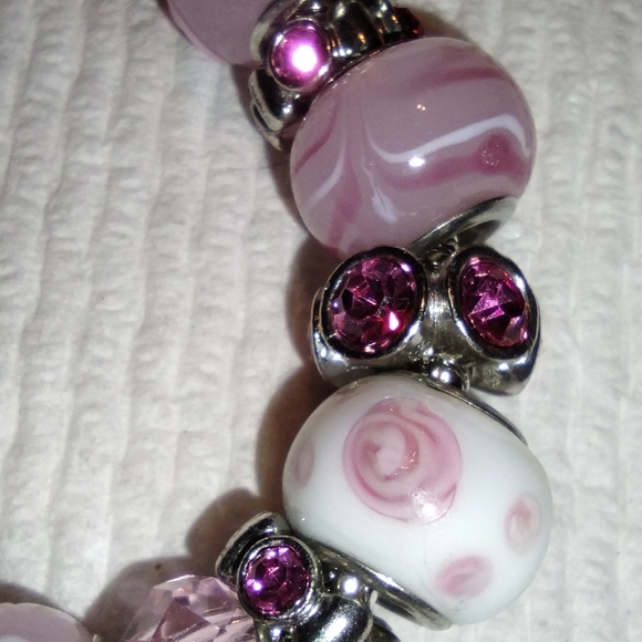 Full Pandora style charm bracelet - Picture 7 of 16